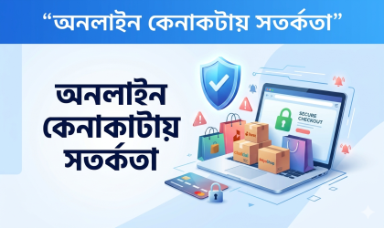 অনলাইন কেনাকাটায় সতর্কতা: ভুয়া পণ্য, স্ক্যাম ও প্রতারণা থেকে বাঁচার সম্পূর্ণ গাইড (A–Z)